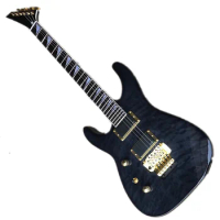 Factory Custom Left Handed Electric Guitar with Golden Tremolo Bridge,Offer Customize