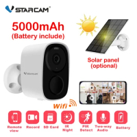 Vstarcam CB54 3MP Solar Wireless Wifi Battery IP Camera Outdoor Surveillance Solar Panel Rechargeable Night Vision Security Cam