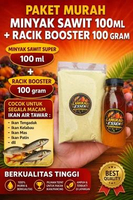 Paket Umpan Pancing LANGKAU ESSEN Booster Racik 100 Gram + Minyak Sawit 100 ML Segala Ikan Air Tawar