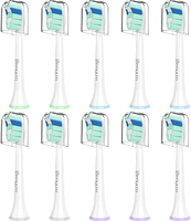 【日本代購-現貨】Safcare電動牙刷替換頭相容Philips HX3 HX6 HX9系列適合牙菌斑控制