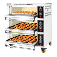YG 3 Deck 3 Trays Commercial Kitchen Oven Bakery Machine Baking Oven Bread Cake Deck Oven Industrial Oven for Baking Pizza Oven