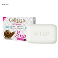 Snail Essence Handmade Soap Essence Face Soap Moisturizing Shrink Pores Cleansing Whitening Oil Control Face Care D2TA