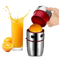 不銹鋼手動榨汁杯橙子榨汁機家用迷你檸檬壓榨果汁擠水果器