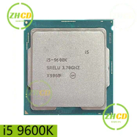 Intel Core For I5-9600K i5 9600K 3.7GHz Six-core Six-Threaded CPU Processor 9M 95W LGA 1151