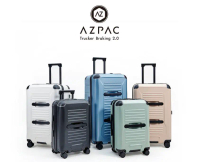 A8 3F Pacsafe AZPAC 2.0行李箱 防爆煞車款旅行箱-20吋-象牙白