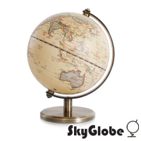 【SkyGlobe】5吋仿古金屬手臂地球儀(中文版)