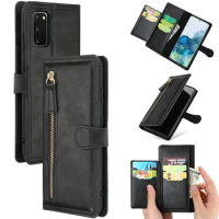 Samsung S20 Case Retro PU Flip Leather Case For Samsung Galaxy S20 S 20 Ultra Plus Card Holder Case Coque For S20 Plus Ultra