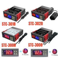 STC-3028 STC-3000 STC-3008 STC-3018 LED Digital Temperature Controller Thermostat Thermoregulator Incubator 12V 24V 110V 220V