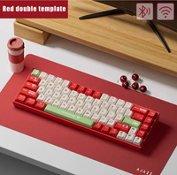 Esports AJAZZ AK680 Mechanical Keyboard Gaming Wired Compact Laptop Tea Or Red Shaft 68 Keys