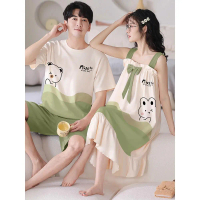 Couple Pajamas Summer 2025 New Strap Nightdress Summer Cute Homewear for Men and Women Thin Summer S
