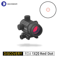 Discovery Red Dot Sight RDA 1X20 Nitrogen Filling Waterproof Shockproof Hunting Shooting Rifle Red Dot Scope Fit 21mm Picatinny