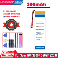 Top Brand 100% New 300mAh Battery For Sony Walkmen NW-S200F S202F S203F S204F S205F MP3