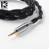 KBEAR 2 Core UPOCC Single crystal Copper cable 3.5/2.5/4.4mm MMCX/0.78mm/QDC 2Pin For ST10S ZSX C12 KXXS ZSN Pro ZSX BL05/03