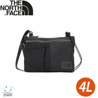 【The North Face 4L 防潑水多隔層復古休閒單肩包《黑》】52TO/單肩背提包/側背包/斜背包