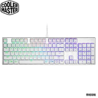 【Cooler Master酷碼】SK652 機械式RGB電競鍵盤(青軸矮軸/白)