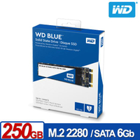WD SSD 250GB M.2 SATA 3D NAND固態硬碟 藍標 ** 五年保固 ** WDS250G3B0B