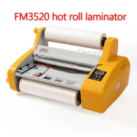 Cold Plastic Electric Sealing Machine Laminator Cold&amp;Hot Laminating Machine FM3520 A3 Photo Film Laminator