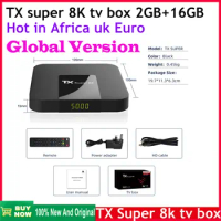 [Genuine] Super value Android11 Smart TV Box TX Super 8K TV box Global Market version Media Player 2GB 16GB Wifi TV Set Top Box