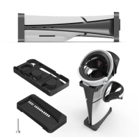 Dual-Purpose Stand for PS5 Slim and PS VR2 Standing and Landscape Mounts Holds VR2 Controller