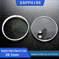 29.1mm Sapphire Watch Glass Replacement Parts Watch Crystal Glass Parts for Tudor Watch with Date Lens