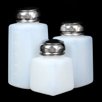 Chai bơm rỗng đựng dung dịch tẩy sơn móng tay (acetone), dùng cho nghệ thuật làm móng