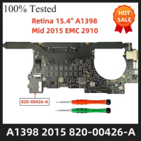 A1398 Logic Board for Macbook Pro Retina A1398 Mid 2015 EMC 2910 820-00426-A Logic board Motherboard