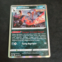 Kartu Pokemon Tcg Indonesia Houndoom 045/070 Serangan Tunggal Holo Rare