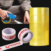 Tape Kotak Strong Adhesive OPP Tape Fragile Tape Packaging Tape Packing Fragile Label