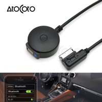 AtoCoto Bluetooth AUX penerima penyesuai kabel untuk VW Audi A4 A5 A6 Q5 Q7 selepas 2009 Input Media Audio AMI MDI MMI 3G antara muka