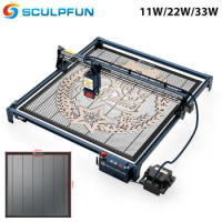 SCULPFUN S30 Ultra 33W 22W 11W Laser Engraver Set CNC Laser Cutter Engraver With 600x600mm Honeycomb Board and Protective Len