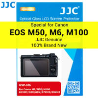 JJC Camera Tempered Glass Screen Protector for Canon EOS M50 Mark II, M6 Mark II, M6, M50, M100, PowerShot G9X, G7X, G5X, G1X