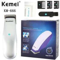 KEMEI KM-666 High Quality Kemei Electric Hair Clipper Household Battery Hair Trimmer Mini Hair Trimmer