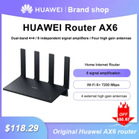 Huawei 5G AX6 Router Home Wireless Gigabit Router 7200M Dual-Band High-Speed Wifi6 Ultra-Wide Fast Signal Amplification Router
