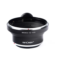 K&amp;F Concept Bronica SQ-EOS Adapter for BSQ Screw Mount Lens to Canon EOS EF Mount Camera 60D 1D 90D 850D 200D 50D Lens Adapter
