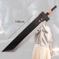 Game 7 VII 108cm Sword Weapon Cloud Strife Buster Sword Cosplay 1:1 Remake Sword Knife Safety PU Gamee Zack Fair