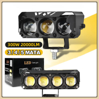 SQL 3 Mata Lampu Tembak Laser  Alumunium Premium SQL 3 Putih Kuning 150W IP68 Waterproof DC 9V-85V