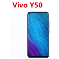 Stock Vivo Y50 4G LTE Smart Phone 6.53" IPS 2340x1080 8GB RAM 128GB ROM 5 Cameras Fingerprint Snapdragon 665 Android 10.0 Phone