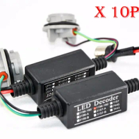 10PCS 1156 1157 LED Bulb Power 8W Error Free Canbus Canceler Adapter Decoder Fog Turn Brake Signal Anti-Hyper Flashing Blinking