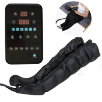 6 Chambers Air Compression Massage System Whole Body Massager Compression Pump Recovery Boots Foot Leg Massage Machine AirWrap