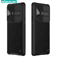 Nillkin CamShield Leather Case for Motorola Edge X30, Camera Protective TPU+PC Phone Back Cover