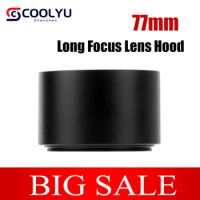 77 77mm Metal Hood Long Focus Lens For Olympus Fuji Nikon Sony Canon EOS DSLR 800D 200D 80D 77D 60D 7D 6D 5Ds 5D3 Accessories