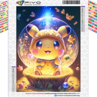 Pokemon Diamond Painting Pikachu Watercolor AB Drills 5D Kits Rhinestones  Cartoon Art Full Square Round Mosaic Embroidery Decor - AliExpress