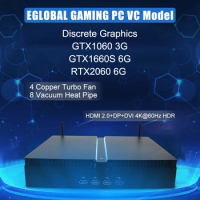 Eglobal Gaming Desktop PC Intel I7-9700KF GTX1660S RTX2060 6G Mini Computer Windows11 64GB RAM MAX HDMI DP 4K HTPC Wifii6