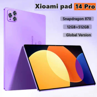 2024 New Original 4K Pad 14 Pro Max Tablet PC 128GB 512GB Global Version Tablet Android 12 Snapdgon 870 5G WIFI pk Pad 6 Pro