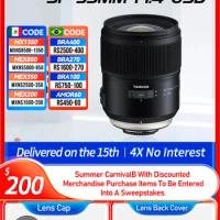 Tamron SP 35mm F1.4 F1.8 USD Full Frame SLR Fixed Focus Standard Lens Landscape Photography For Nikon D5100 Canon 6D 35 1.4（Used