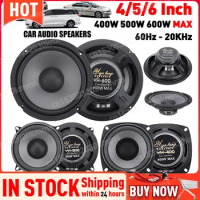 4/5/6 Inch Car Speakers 600W 2-Way Vehicle Door Auto Audio Music Stereo Subwoofer Full Range Frequency Automotive Speakers