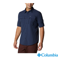 Columbia 哥倫比亞 男款- UPF40超防潑長袖襯衫-深藍 UAE97430NY/FW22