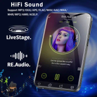 WIFI MP3 MP4 Player Music MP3 Player 3.6 Inch IPS Touchscreen Bluetooth-Compatible Android 8.1 with Speaker with FM Radio