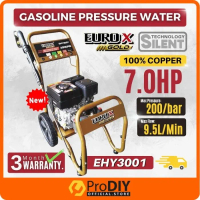 EUROX EHY3001 3000Psi 24 Lit Gasoline High Pressure Washer Pressure Water Petrol Engine 7Hp