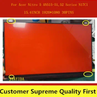 15.6" FHD IPS LED Screen For Acer Nitro 5 AN515-41,AN515-51,AN515-52 Laptop LCD Display Full HD 30 pins eDP Matrix Replacement